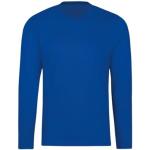 T-shirts Trigema bleus en jersey à manches longues à manches longues à col rond Taille XL classiques pour femme 