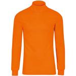 Pulls col roulé Trigema orange à col roulé Taille 3 XL look fashion pour femme 