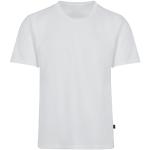 T-shirts Trigema blancs en coton à manches courtes à manches courtes à col rond Taille XXL look fashion pour homme 