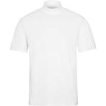 T-shirts Trigema blancs en coton à manches courtes à manches courtes Taille M look fashion pour homme 