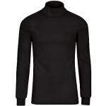 T-shirts Trigema noirs en coton à manches courtes à manches longues Taille XL look fashion pour homme 