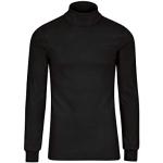Pullovers Trigema noirs en coton look fashion 