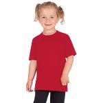 T-shirts à manches courtes Trigema rouges en coton classiques pour fille de la boutique en ligne Amazon.fr 