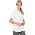 Trigema Trigema Damen T-shirt 100% Biobaumwolle - T-Shirt - Femme, Blanc (weiss C2C 501), 44