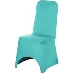 Housses de chaise turquoise extensibles en lot de 10 