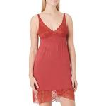 Chemises de nuit longues Triumph Amourette rouges en viscose lavable en machine Taille XL look fashion pour femme 