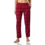 Pantalons de pyjama Triumph rouges en flanelle Taille L look fashion pour femme en promo 