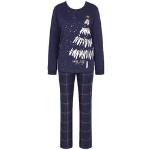Pyjamas Triumph bleu marine all Over bio éco-responsable Taille S pour femme en promo 
