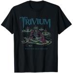 T-shirts noirs Trivium Taille S classiques pour homme 