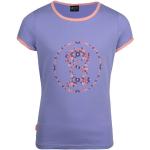 T-shirts violet lavande à motif fleurs enfant 