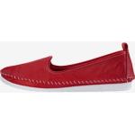 Chaussures trotteurs Helline rouges en cuir Nappa à motif vaches Pointure 36 look casual 