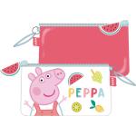 Trousses d'école Arditex blanches en polyester Peppa Pig 