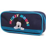 Trousses d'école bleues en plastique Mickey Mouse Club Mickey Mouse pour garçon en promo 