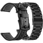 Bracelets de montre Trumirr noirs en acier finition satinée en acier pour femme 