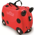 Trunki Trunki Ride-on Suitcase Bagage Enfant, 46 cm, 18 L, Rouge et Noir