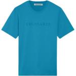 T-shirts Trussardi bleus en coton Taille XL pour homme 