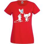 TRVPPY Femme T-Shirt Shirt Modèle Sailormoon - Rouge XXL