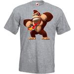 TRVPPY Homme T-Shirt Shirt Modèle Donkey Kong - Gr