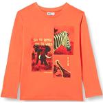 T-shirts à manches courtes Tuc Tuc orange à effet zèbre à motif éléphants Taille 16 ans look fashion pour garçon de la boutique en ligne Amazon.fr 