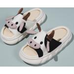 Chaussures casual blanches à motif vaches look casual pour femme 
