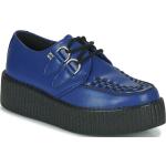 Chaussures casual TUK Viva bleues Pointure 41 avec un talon entre 5 et 7cm look casual pour femme en promo 