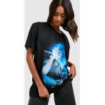 T-shirts à imprimés Boohoo noirs Tupac Shakur Taille XS pour femme 