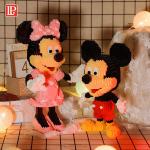 TureMouse-Micro blocs de construction Disney Anime Diamond Minnie Donald Duck Mini briques
