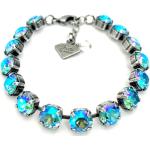Bracelets de perles turquoise en cristal 