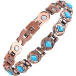 Bracelets magnétiques turquoise personnalisés pour femme 