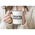 Tv Series Prison Break Michael Scofield Barbed Wire Black Handle Mug Coffee Tea Mug 312ml Cup