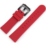 Bracelets de montre TW Steel rouges en acier look fashion en silicone pour homme 