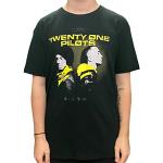 T-shirts noirs Twenty One Pilots Taille L look Rock pour homme 
