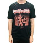 T-shirts à imprimés noirs Twenty One Pilots Taille L look Rock pour homme 