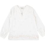 Chemises Twinset blanches à fleurs en coton à col mao Taille 8 ans pour fille de la boutique en ligne Yoox.com avec livraison gratuite 