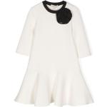 Robes à manches longues blanches à fleurs en viscose Taille 3 ans pour fille en promo de la boutique en ligne Farfetch.com 