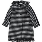 Manteaux longs Twinset noirs à carreaux en toile à franges Taille 5 ans pour fille de la boutique en ligne Yoox.com avec livraison gratuite 