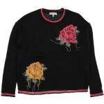Pulls en laine Twinset noirs à fleurs à perles Taille 8 ans pour fille de la boutique en ligne Yoox.com avec livraison gratuite 