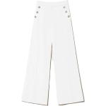 Pantalons large Twinset blancs en viscose Taille XS pour femme 