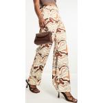 Twisted Tailor - Pantalon de costume droit imprimé camouflage - Beige-Neutral
