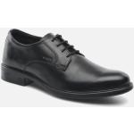 Chaussures Geox Carnaby noires en cuir à lacets Pointure 43 pour homme 
