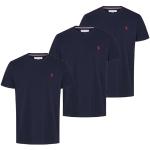 T-shirts U.S. Polo Assn. noirs en coton en lot de 3 Taille M classiques pour homme 