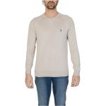 Pulls col rond U.S. Polo Assn. gris à col rond Taille M look casual 