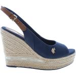 Sandales compensées U.S. Polo Assn. bleues à talons compensés Pointure 40 look fashion pour femme 