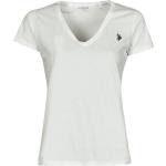 T-shirts U.S. Polo Assn. blancs Taille XL pour femme en promo 