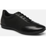 Chaussures Geox Symbol noires en cuir Pointure 42,5 pour homme en promo 