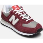Chaussures New Balance 574 rouge bordeaux en cuir Pointure 41,5 pour homme 