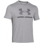 T-shirts Under Armour Sportstyle gris Taille XS pour homme 
