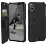 Coques & housses iPhone XS Max kaki à rayures Anti-choc type portefeuille 