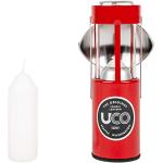 UCO Kit Lanterne à Bougie 2.0 Unisexe, Revêtement en Poudre Rouge, Taille Unique