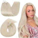 Extensions cheveux naturels blanches 